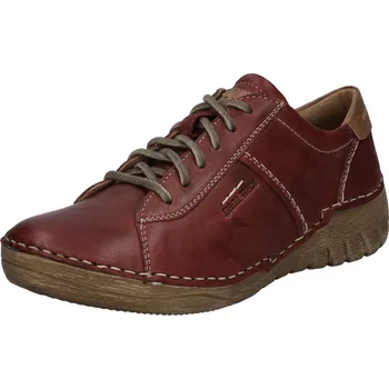 Dámské polobotky DÁMSKÉ POLOBOTKY JOSEF SEIBEL 89202 302411 BORDOVÁ Barva: BORDOVÁ, Velikost: 40