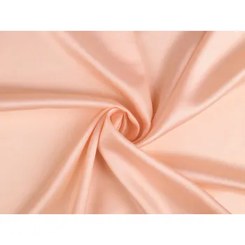 Satén jemný krešovaný metráž