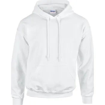 Pánská mikina Odolná směsová mikina Gildan se vsazenou kapsou na břiše 50% bavlny Barva: Bílá, Velikost: 5XL G18500