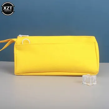 Penál Pouzdro na školní potřeby - žlutá 2