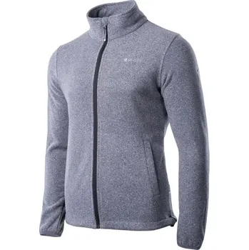 Pánská mikina Teplá pánská fleecová mikina s vysokým límcem a zipem Hi-Tec, M i476_45993784