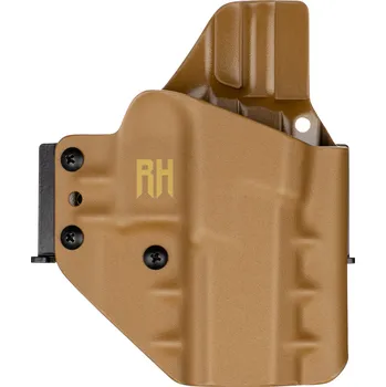 Příslušenství pro sportovní střelbu RH Holsters FROGY - CZ P-10 C - vnější kydexové pouzdro - poloviční sweatguard - coyote hnědá Pouzdro je pro: Pravák