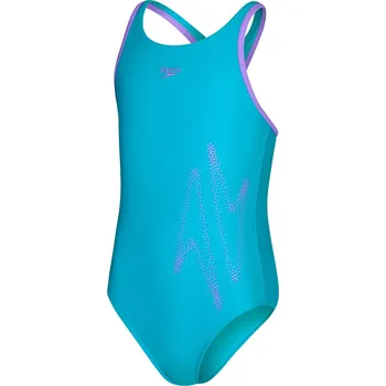 Dívčí plavky Dětské Jednodílné plavky SPEEDO HYPERBOOM PT FYBK JF 8-00304115169 – Modrá 13-14
