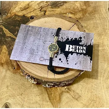 Náramek Náramek zlatočerný - Betonbeads 0000761