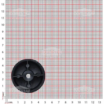 Nábytkové kování Kluzák 50x40