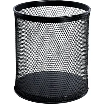 Odpadkový koš Sanela Odpadkový koš kulatý, černý, 18 l SLZN 97E