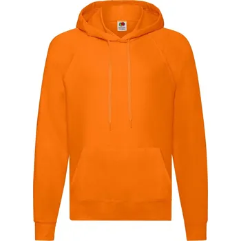 Pánská mikina Fruit of the Loom Lehká pánská klokanka Fruít of the Loom 80% bavlny Barva: Oranžová, Velikost: S F430