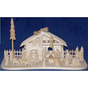 Betlém Dřevěný betlém 14A6