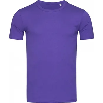 Pánská móda Stedman Pánské tričko s kulatým výstřihem Stedman Barva: Fialová, Velikost: S S9020