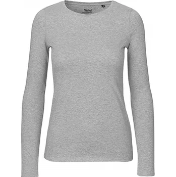 Dámské tričko Fairtrade bavlněné tričko Neutral s dlouhým rukávem Barva: Šedá, Velikost: XXL NE81050