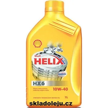 Motorový olej Shell Helix HX6 10W-40 12x1L