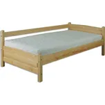 Masivní dřevěná postel -jednolůžko LK132 borovice masiv 90x200 cm