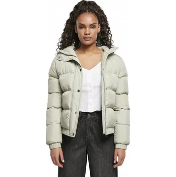 Dámský kabát Krátká dámská zimní bunda Puffer Urban Classics Barva: softsalvia, Velikost: S