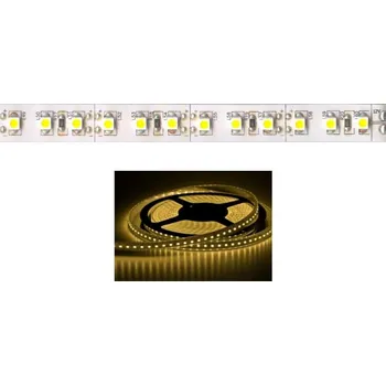 LED osvětlení LED pásek 120 LED/m 9,6W/m bílá teplá, IP20