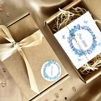 Dárkový potravinový koš Dárkové balení s náramkem Pro štěstí