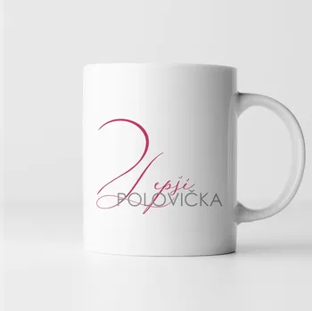 Žertovný předmět Lepší polovička - hrnek