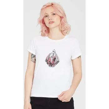 Dámské tričko tričko Volcom Radical Daze - White S