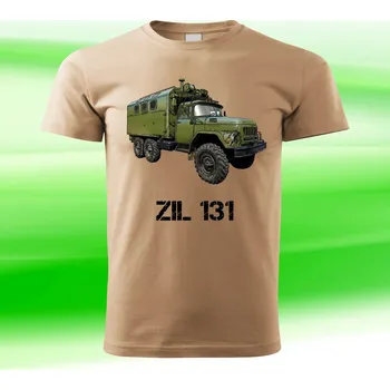 Chlapecké tričko vojenské tričko ZIL 131 158 (tričko s vojenskou technikou)