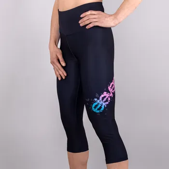 Dámské kalhoty Dámské 3/4 legíny Eleven Lucy Envy Black Velikost: XS