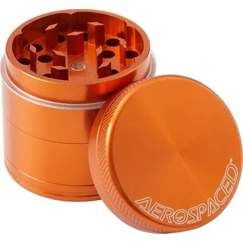 Příslušenství k zapalovači Čtyřdílná drtička Aerospaced by Higher Standards, 40mm Barva: Oranžová