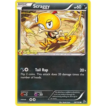 Sběratelská karetní hra Scraggy 058/106 - Flashfire Typ karty: Non-Holo