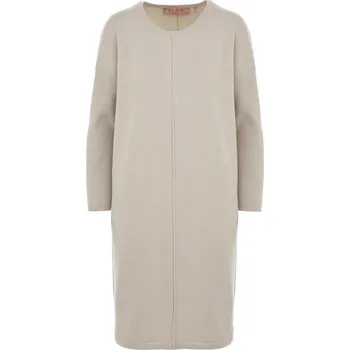 Dámské šaty PLETENÉ SVETROVÉ ŠATY RINO PELLE krémové