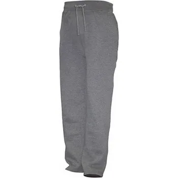 JHK Pánské tepláky s elastickým pasem s barevnou stahovací šňůrkou Barva: šedá melange, Velikost: S JHK480