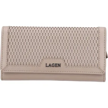 Peněženka Dámská kožená peněženka Lagen Rastaf - béžová