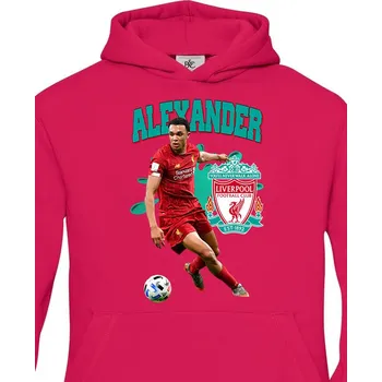 Chlapecká mikina Dětská mikina Trent Alexander-Arnold, Barva Purpurová, Velikost 98-104, Canvas Dětská mikina Bezvatriko.cz 2036