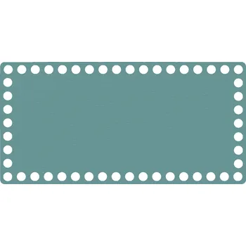 WoodenPuzzle.cz Dno na háčkování - obdélník - zelené (různé velikosti) Velikost: 20x15 cm