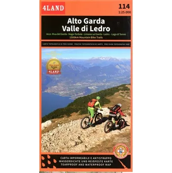 Alto Garda - Valle di Ledro - Casolari, Enrico [DE-EN-IT] (2021, Karta, 4LAND)