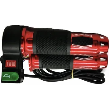 Elektrokoloběžka Plynový rukojeť s přepínačem rychlosti a klaksonem Tuning