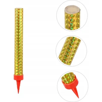 Jedlá dekorace na dort Dortová fontána zlatá 20cm