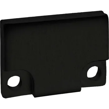 Příslušenství pro LED osvětlení Barthelme 62398614_9005 BARdolino sada koncovek, hliník, (d x š x v) 3 x 18.4 x 13 mm, 2 ks