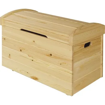 Truhla Dřevěná truhla z masivu borovice KS104 - 90/58/55cm (š/v/h)