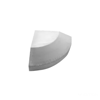 Venkovní dlažba DITON Obrubník ostrůvkový Velikost: 60 × 60 × 19,5, Varianta: Obrubník ostrůvkový koncový oblouk R 0,6 přírodní, Povrch: natur