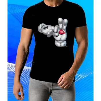 Chlapecké tričko tričko Já tě ..... černé 3XL