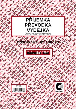 Tiskopis Baloušek Tisk PT235 příjemka, převodka, výdejka A5 50 listů