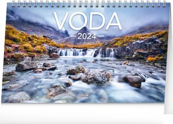 Kalendář Presco Group Stolní kalendář Voda 2024