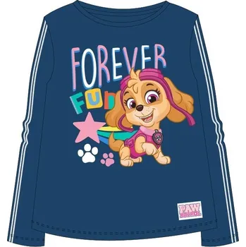 Dívčí tričko Dívčí tričko Tlapková Patrola Forever, vel. 98, 122, 128cm, modré Velikost: 128cm