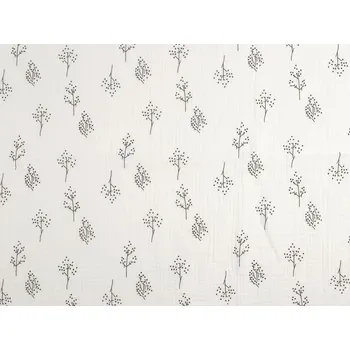 Mušelín / dvojitá gázovina větvičky, barva Off White