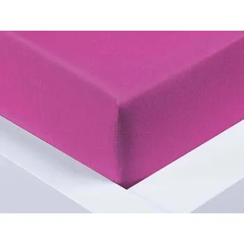 Prostěradlo XPOSE® Jersey prostěradlo Exclusive - nachové 180x200 cm, Jersey + Prodloužená možnost vrácení zboží do 50 dnů