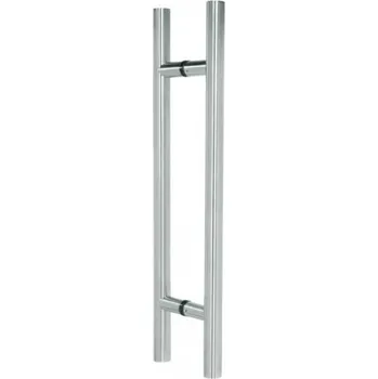 Dveřní kování Eurolaton MADLO nerez 83 Průměr: 30, Povrch: nerez, Rozteč/celková délka: 450/650