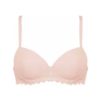 Podprsenka Dámská bezešvá podprsenka Naturana 7671 lososová Velikost: 85B