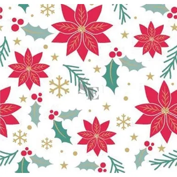 Papírový ubrousek Papírové ubrousky Vánoční růže 33/3/20 MES101030