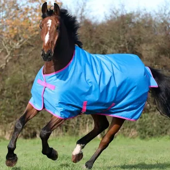 Jezdectví Deka lehká Bucas Freedom Turnout Light zima 2023 Denim 125cm