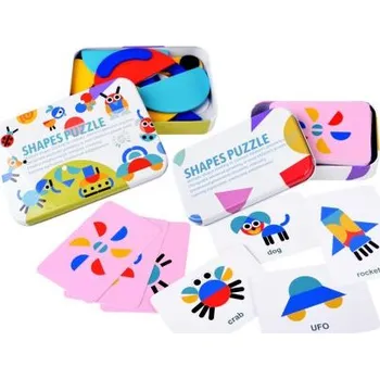 Dřevěná hračka Dřevěný Tangram