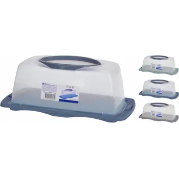 Dóza na potraviny Přepravní dóza na moučník šedá KO-Y54231020seda