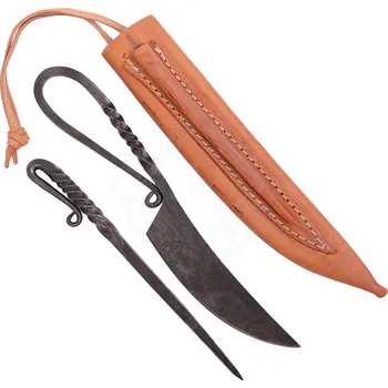 Haller Ručně kovaná jídelní souprava: nůž a špíz