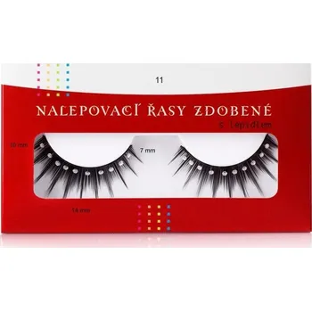 Kosmetická sada Nalepovací řasy Diva 11 s kamínky